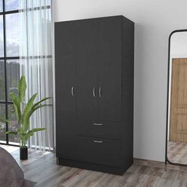 FM FURNITURE Ramblas Black Armoire