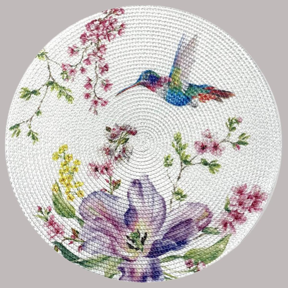 Etheral Bloom Round Placemat - Set of 4