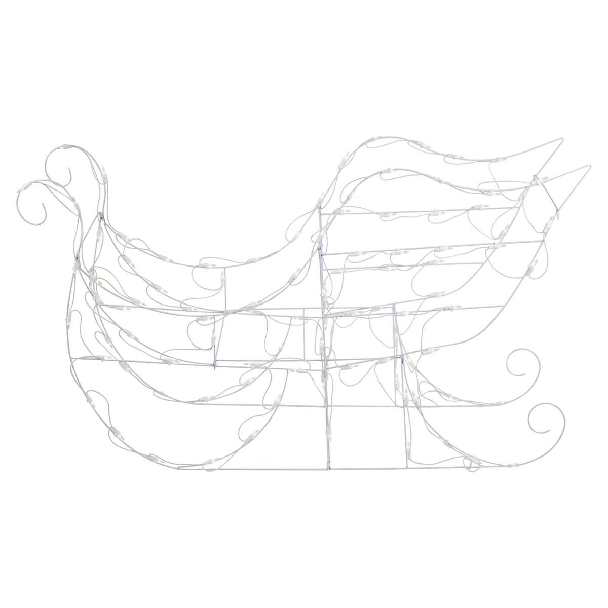 Northlight Seasonal Lighted Sleigh Outdoor Christmas Decoration