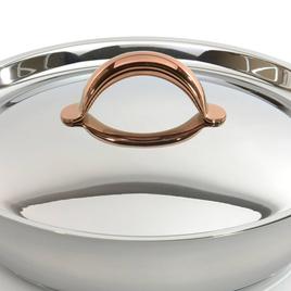 BergHOFF Ouro Stainless Steel 10in. Deep Skillet w/ Lid