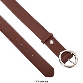 Womens Steve Madden Round Buckle Pants Belt