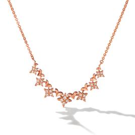 Le Vian(R) Strawberry Gold(R) 1/4ctw. Vanilla Diamonds(R) Necklace