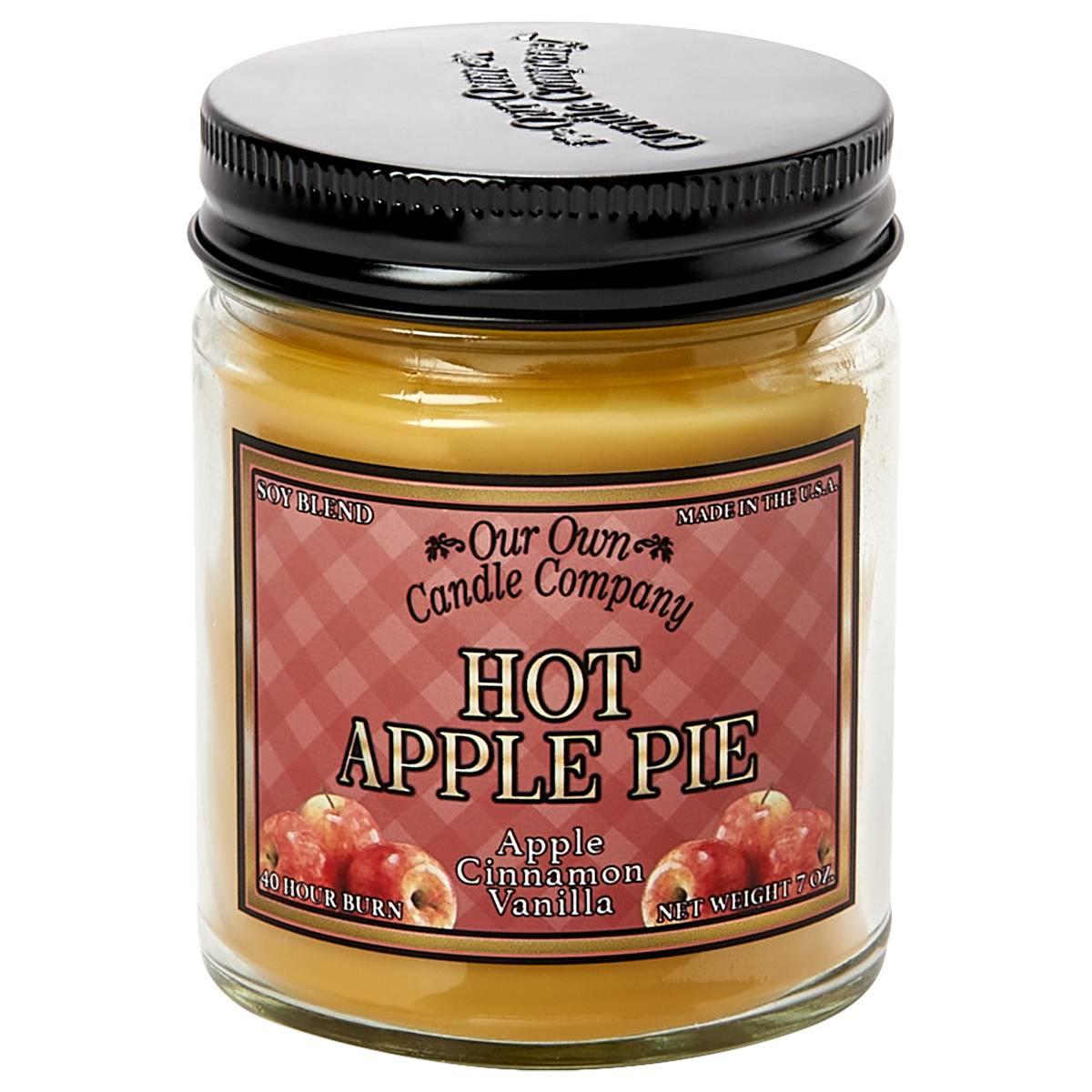 Our Own Candle Company 7oz. Hot Apple Pie Jar Candle