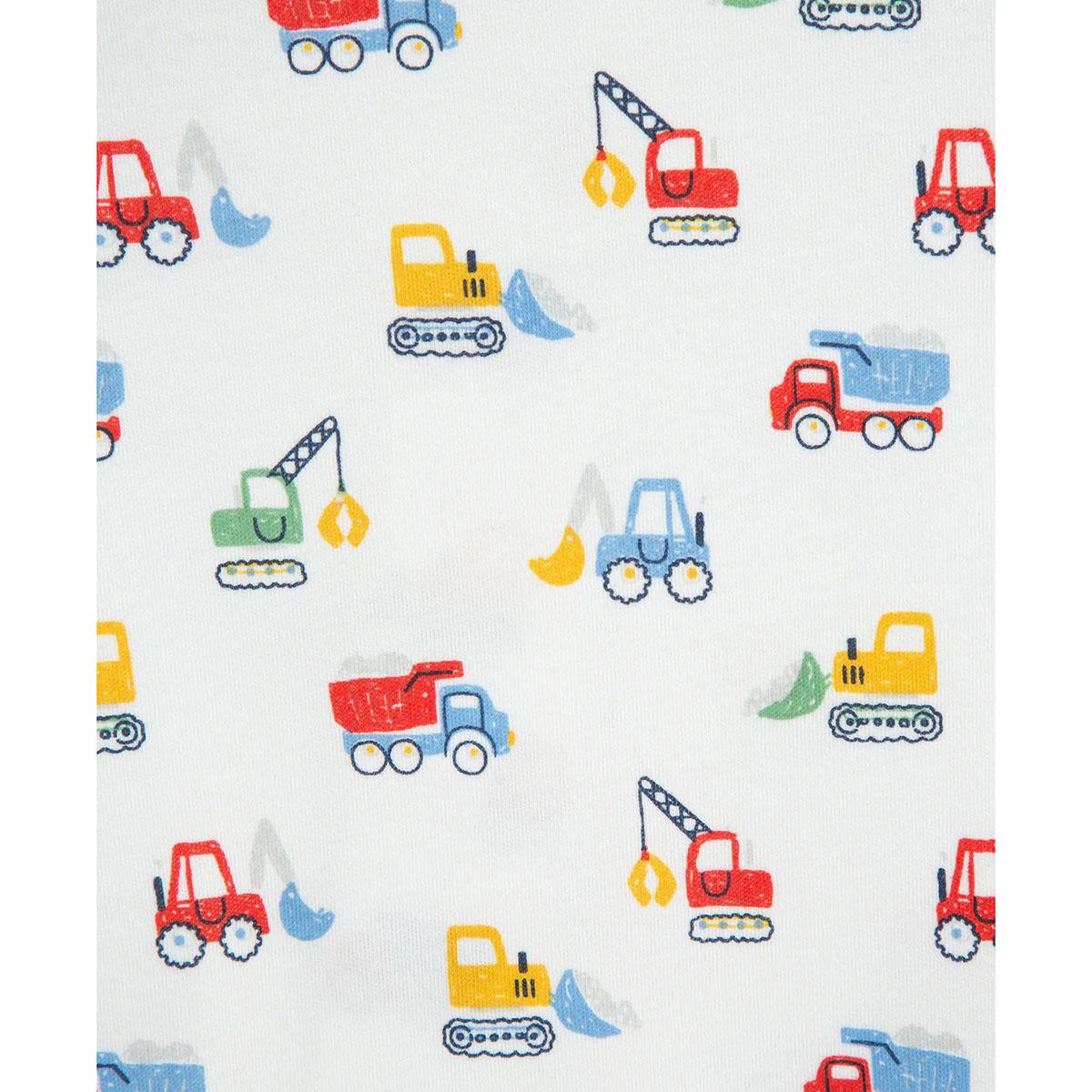 Baby Boy (NB-9M) Little Me® Construction Truck Footie & Hat Set