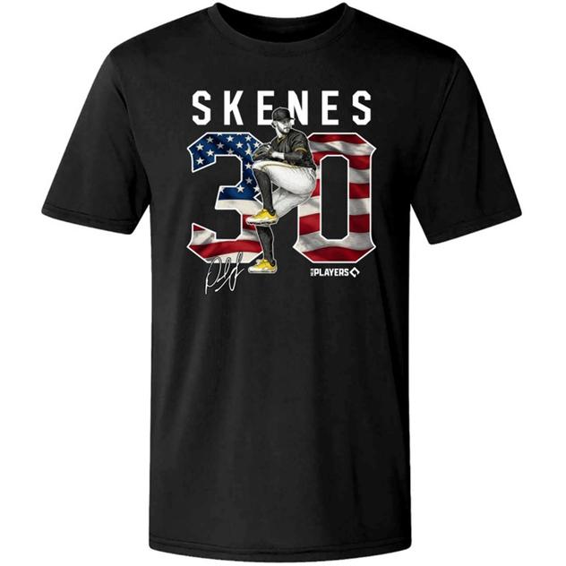 Boys 8-20 Tailgate Pittsburgh Baseball Paul Skenes Number Tee