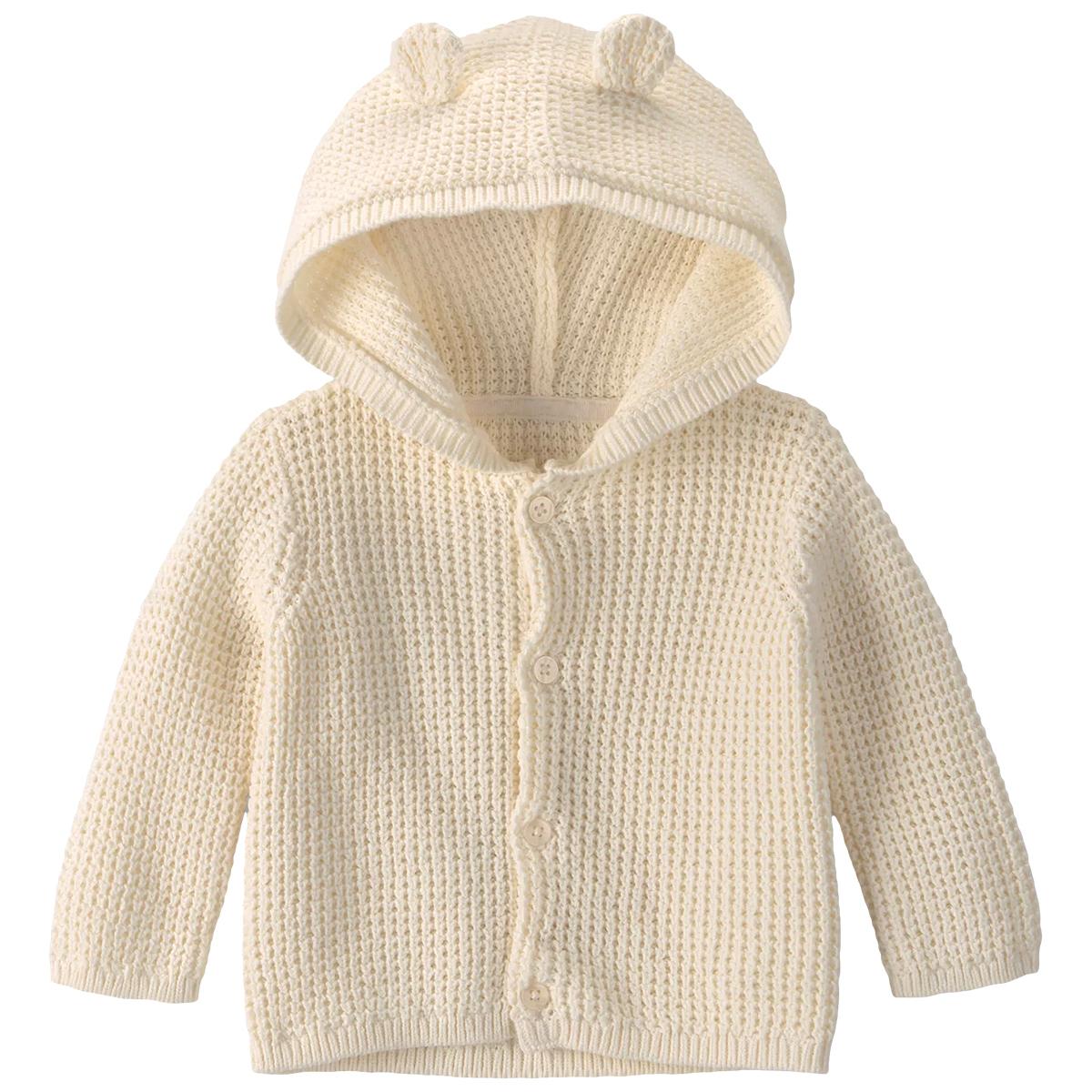 Baby Unisex (NB-12M) Carter’s® Solid Cardigan with Ear Hood