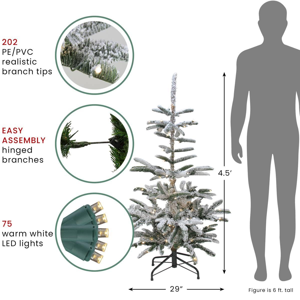Northlight Seasonal 4.5ft. Nordmann Fir Artificial Christmas Tree