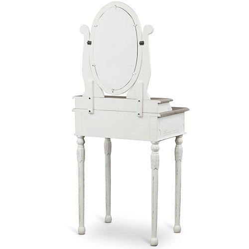 Baxton Studio Anjou Dressing Table & Mirror