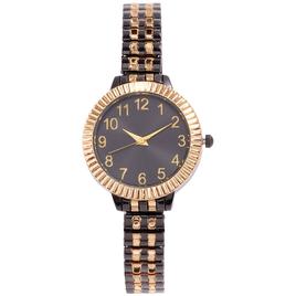 Womens Gold-Tone Coin Edge Expansion Band Watch - 14933B-07-D36