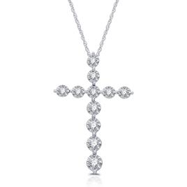 Nova Star(R) 1/4cttw. Lab Grown Diamond Cross Pendant
