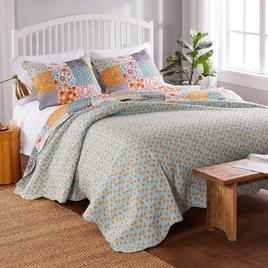 Greenland Home Fashions™ Carlie Modern Calico Patches Quilt Set