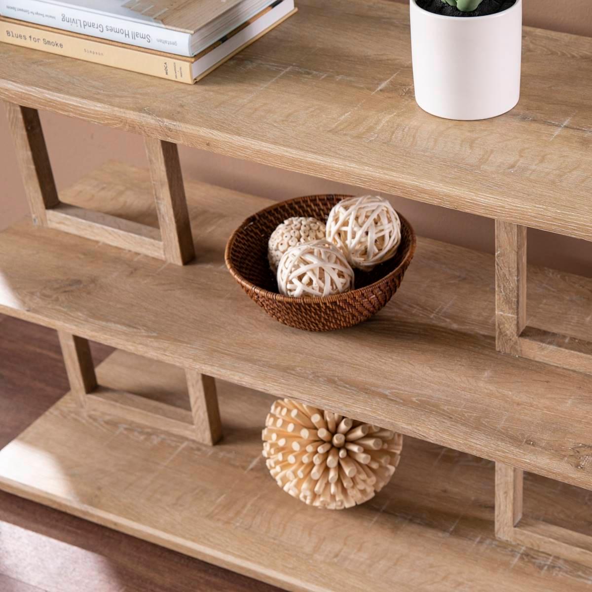 Southern Enterprises Markworth Geometric Console Table