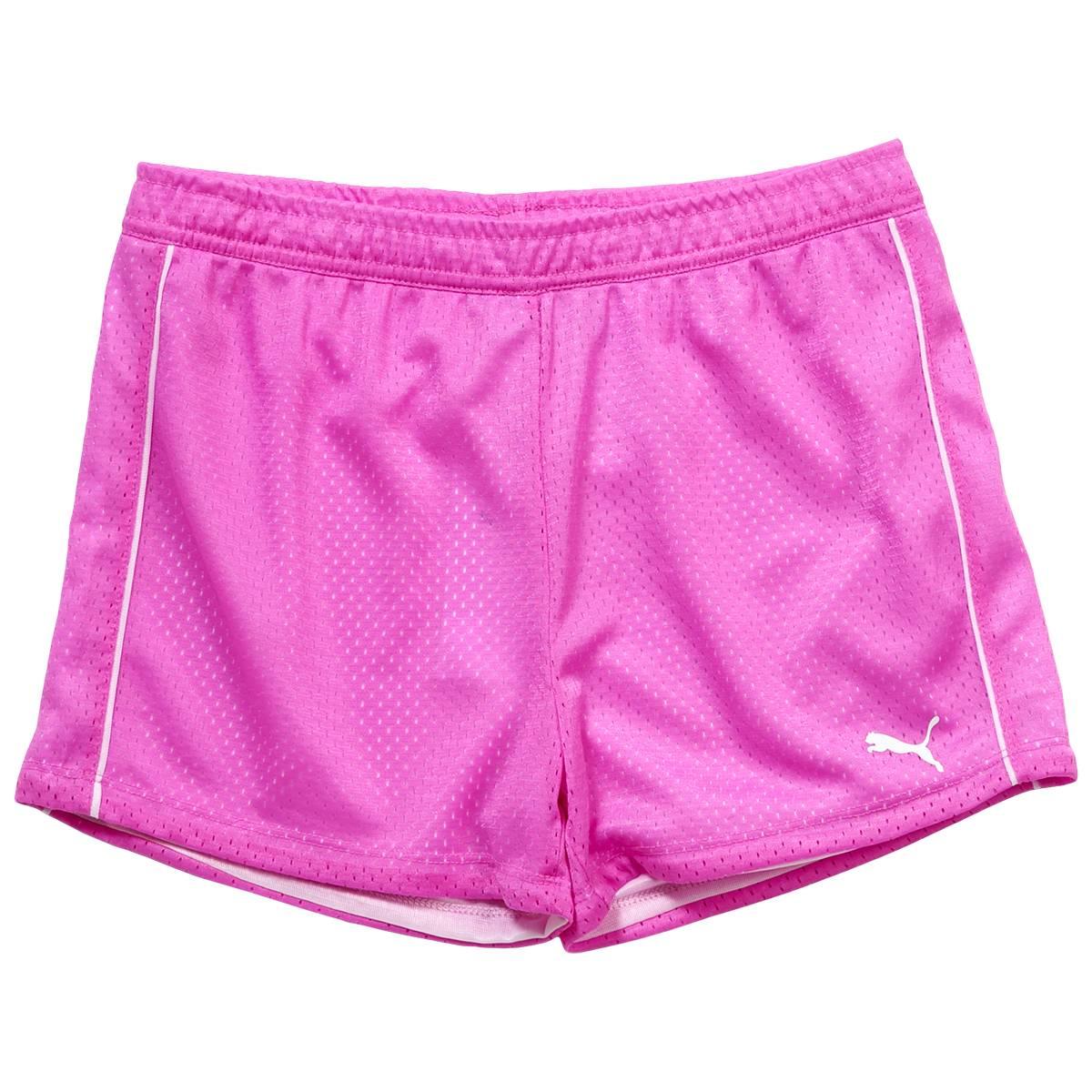 Girls (7-16) Puma® Solid Double Mesh Shorts