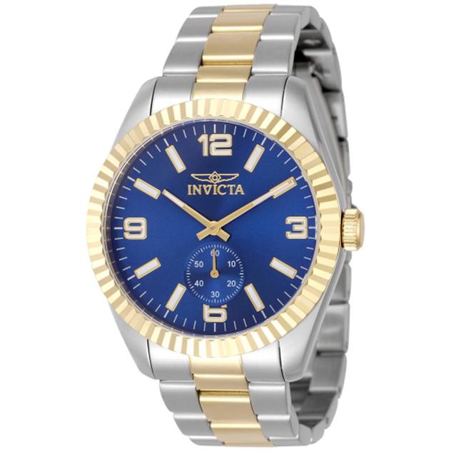Mens Invicta Specialty Blue Dial Quartz Watch - 49387