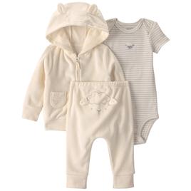 Baby Unisex (3-12M) Carter''s In Sheep Design 3Pc Set
