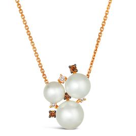Le Vian(R) Vanilla Pearls(R) Chocolate Diamonds(R) Pendant Necklace