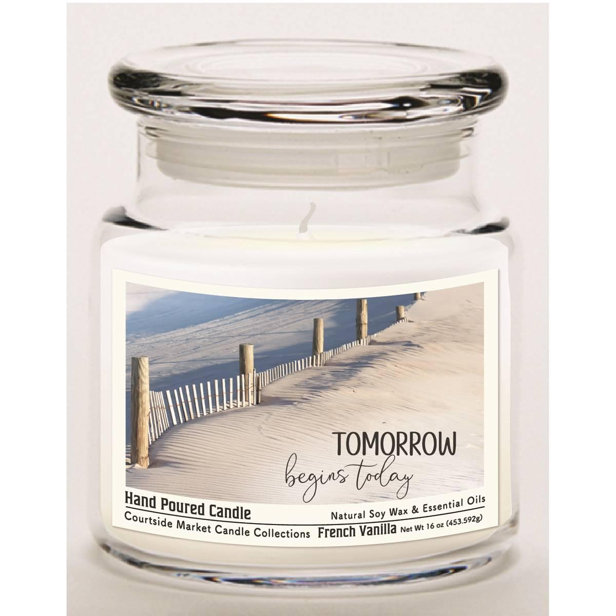 Courtside Market(R) Tomorrow 16oz. French Vanilla Jar Candle