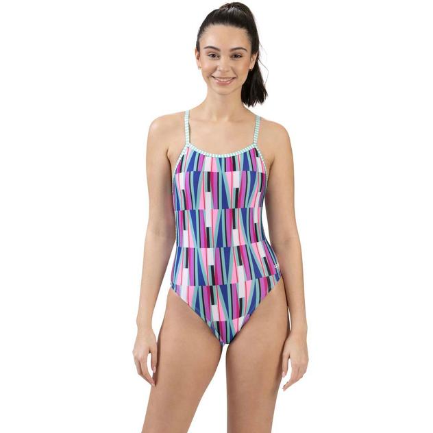Womens Dolfin® Uglies Booksmart String Back One Piece Swimsuit