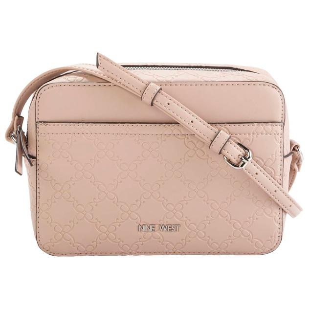Nine West Bowie Embossed Logo & Solid Camera Minibag