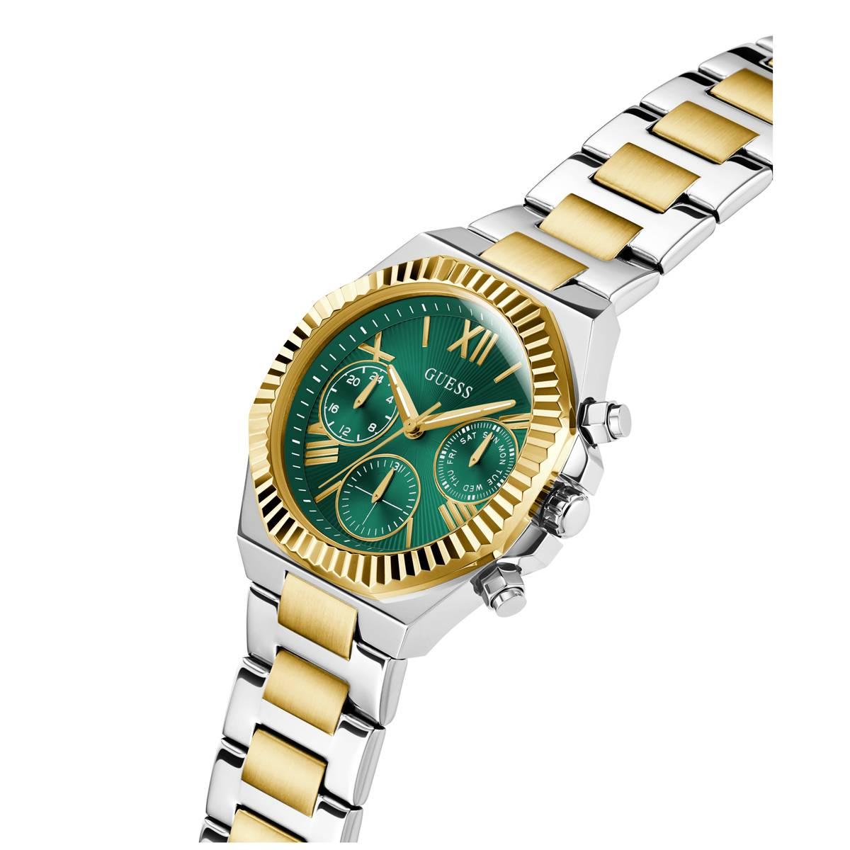 Womens Guess Watches® Two-Tone Equality Link Watch - GW0769L4