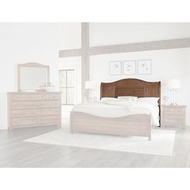 Vaughan-Bassett Cool Farmhouse Sleigh Headboard