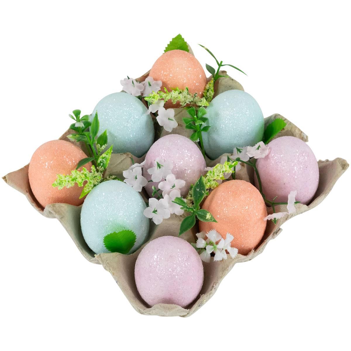 Northlight Seasonal Carton of Pastel Easter Eggs
