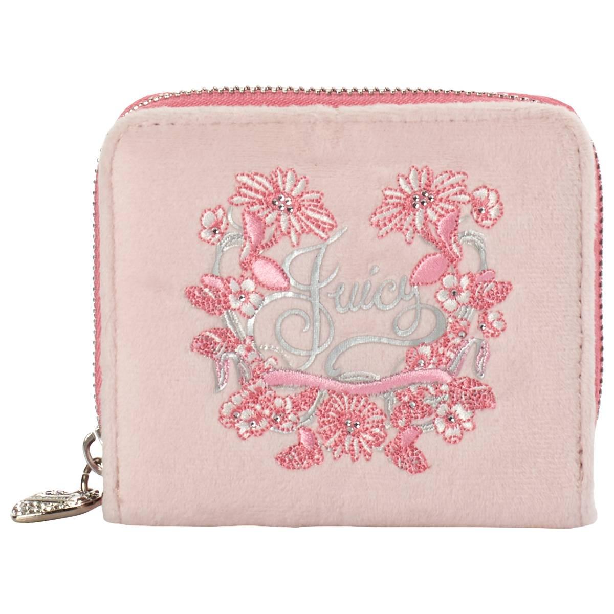 Womens Juicy Couture Juicy In Bloom Zip Around Wallet