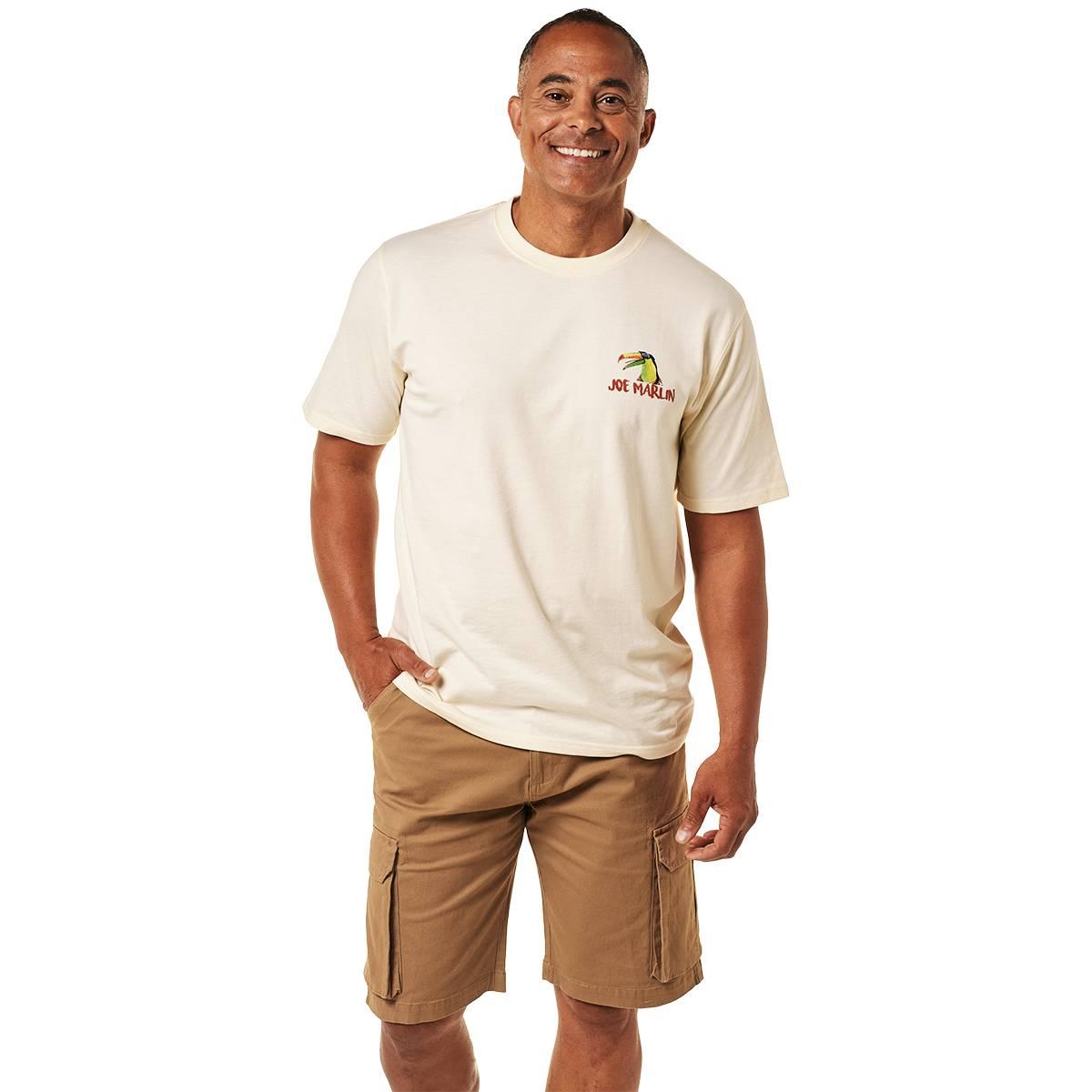 Mens Joe Marlin My Family Tree Short Sleeve Tee - Ivory Coast