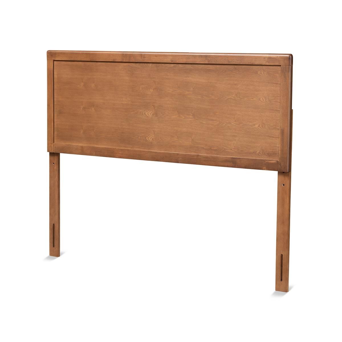 Baxton Studio Alan Ash Walnut Finished Wood Headboard