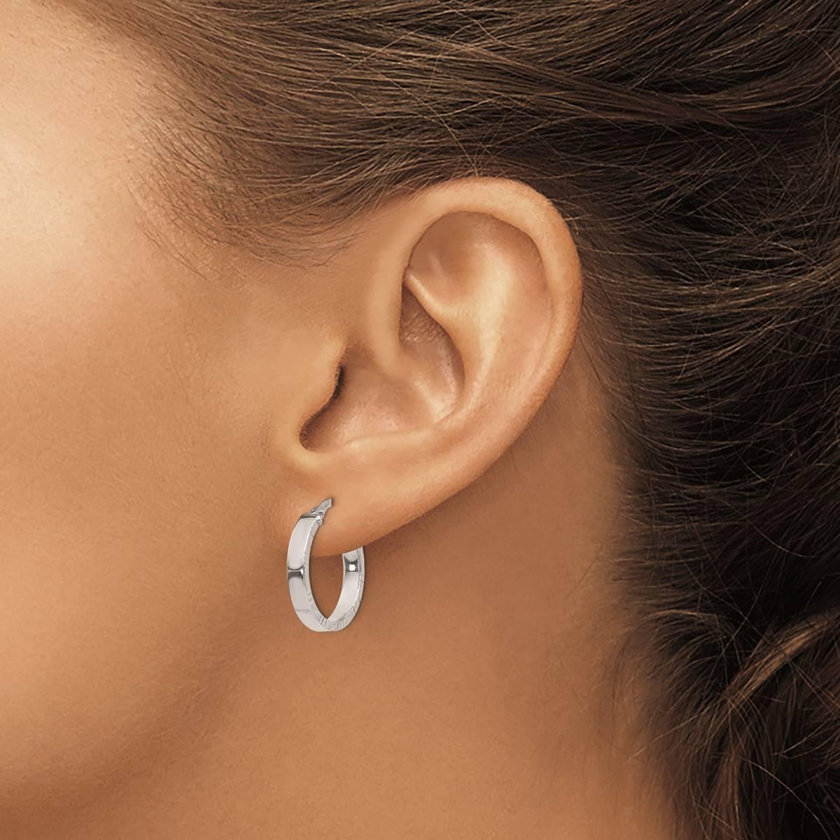 Gold Classics™ 14kt. White Gold 20mm Hoop Earrings