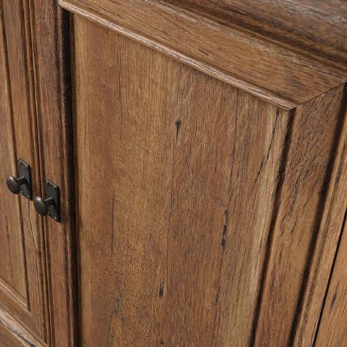 Sauder Palladia Library with Doors - Vintage Oak
