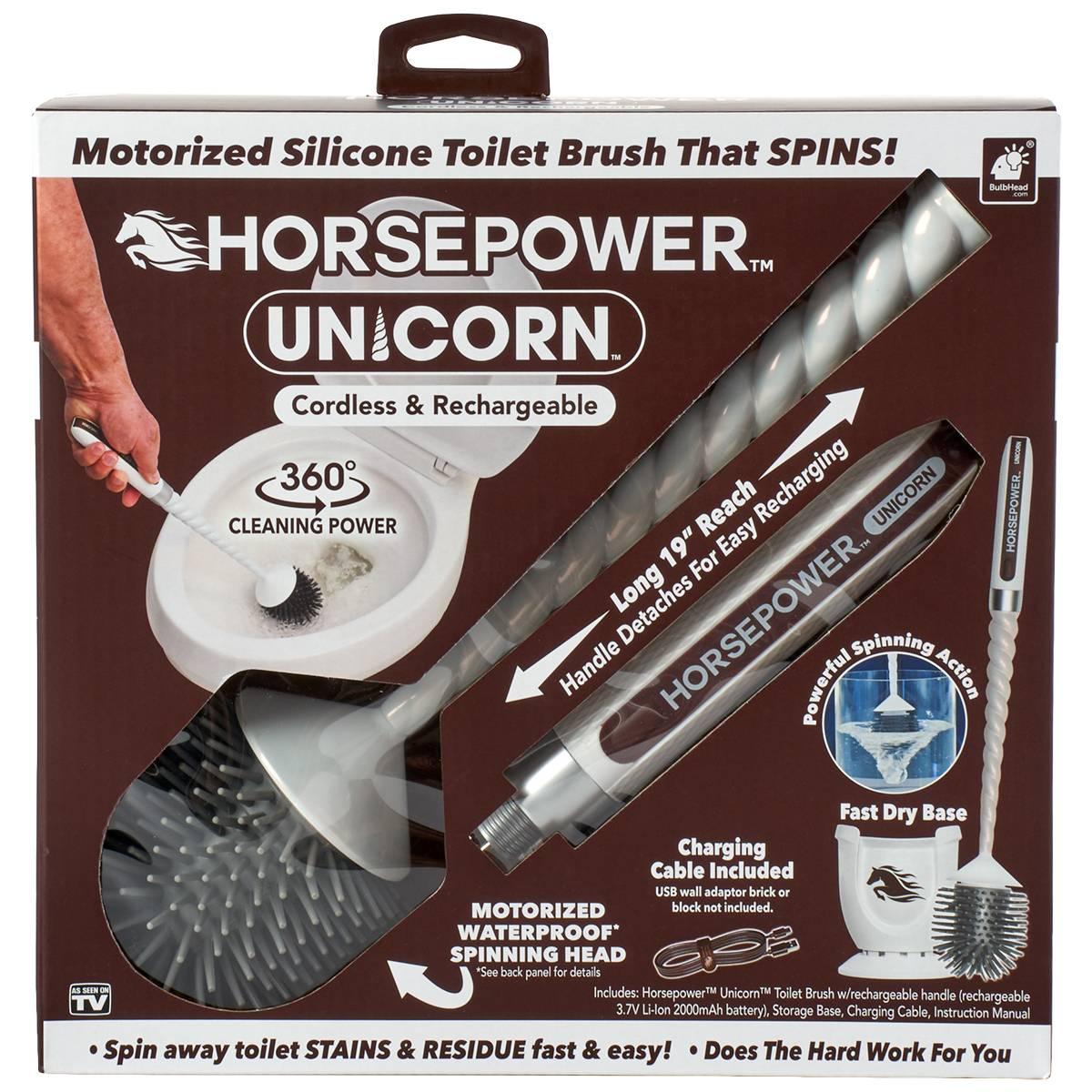 As Seen On TV Horsepower Unicorn Motorized Toilet Brush