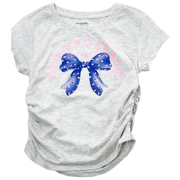 Girls (7-16) Aeropostale Bow Side Cinched Graphic Tee