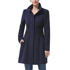 Womens BGSD Fit &amp; Flare Wool Coat