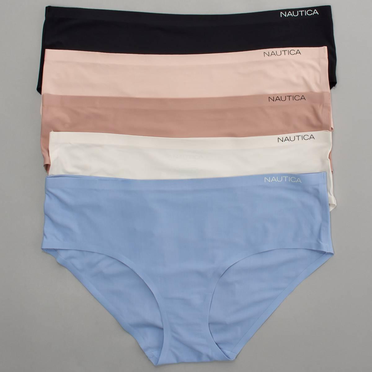 Womens Nautica 5pk Nylon Microfiber Hipster - NT7706-5PKD