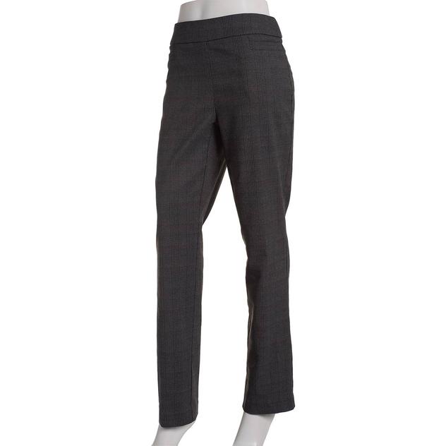 Womens Briggs Plaid Millennium Short Length Dress Pants