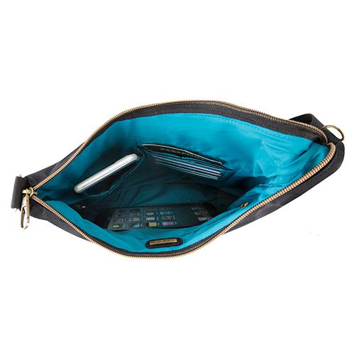 Travelon Anti-Theft Signature 3 Compartment Crossbody Tote