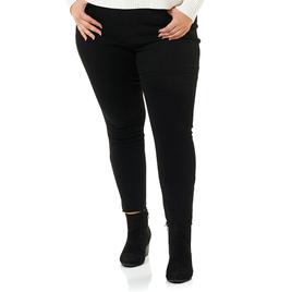 Juniors Plus California Vintage High Rise Skinny Jeans w/Fray Hem