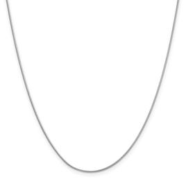 Gold Classics(tm) .90mm. 14k White Round Snake Chain Necklace