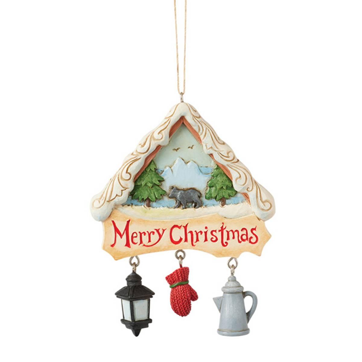 Jim Shore Christmas at the Lodge Christmas Ornament