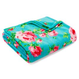 Betsey Johnson Bouquet Day Plush-Fleece Blanket