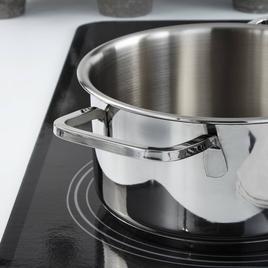 BergHOFF Helix Stainless Steel 7.25in. Stockpot w/ Glass Lid
