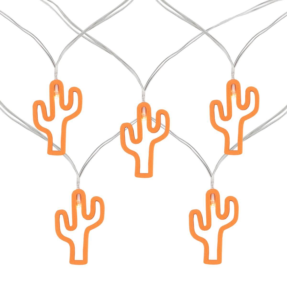 Northlight Seasonal 10-Count LED Cactus Fairy Lights