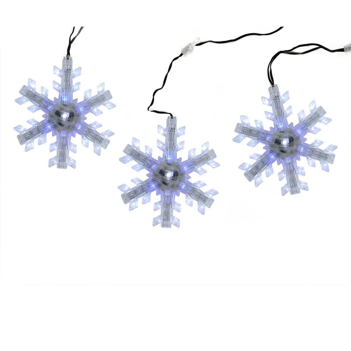 Northlight Seasonal Snowfall LED Christmas Lights - Set of 3