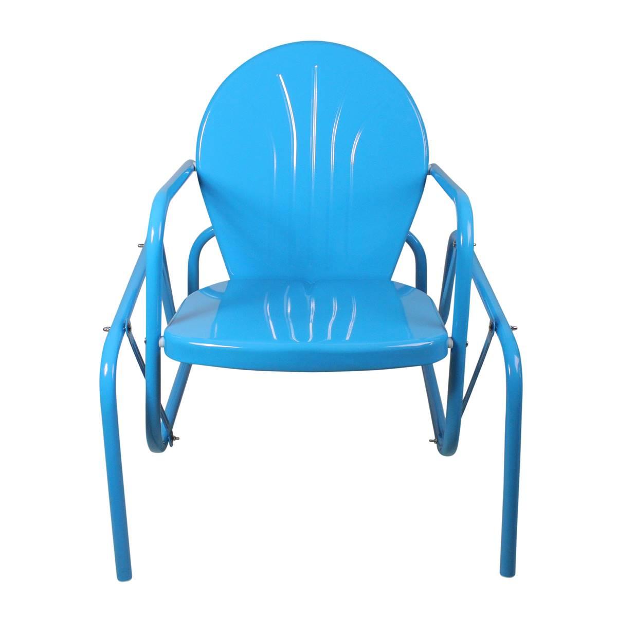 Northlight Seasonal Retro Metal Tulip Glider Patio Chair