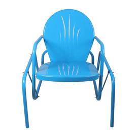 Northlight Seasonal Retro Metal Tulip Glider Patio Chair