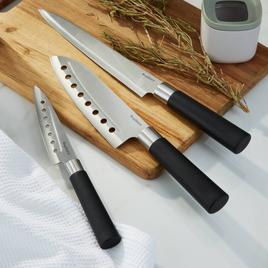 BergHOFF DiNA Codon 6.75in. Santoku Knife w/ Holes