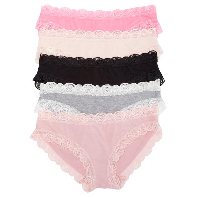 Womens Laura Ashley® 5pk Bikini Floral Lace Panties LS9743-5PKAE
