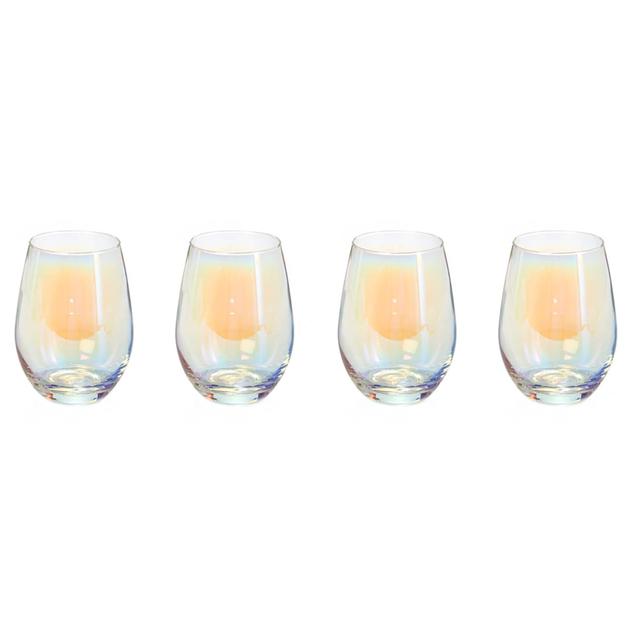 Circleware Radiance Stemless Wine Glasses - Set Of 4