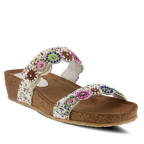 Womens Azura Style Bahama Wedge Slide Sandals